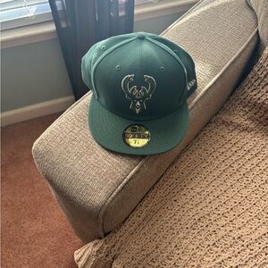 New Era Dark Green Cap with Deer Logo